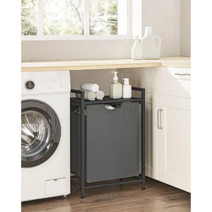 Laundry Hamper with Lid and Durable Construction for Easy Use