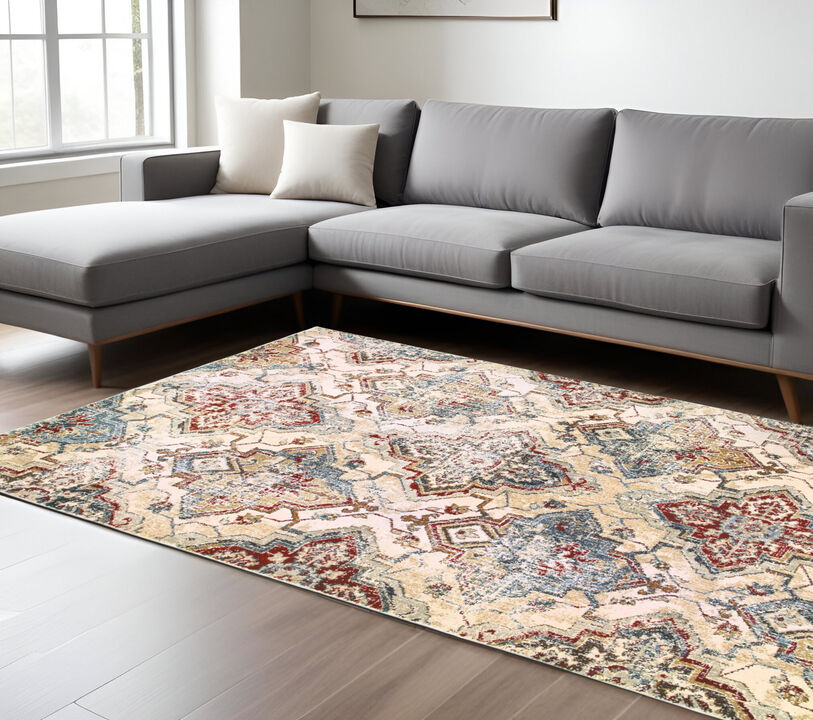 HomeRoots Oriental Area Rug