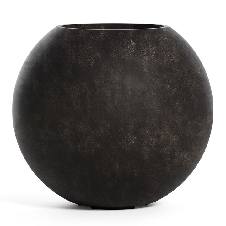 COSAPOTS Orbo Globe Sphere Planter - Fiberglass Indoor/Outdoor and Weather-Resistant Round Planter