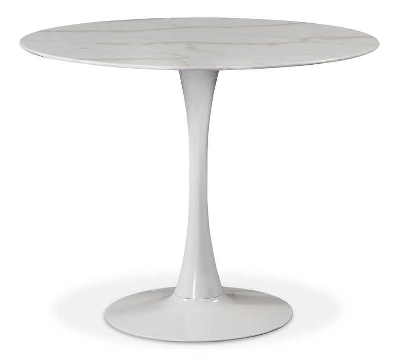 Meridian Furniture Tulip White Dining Table