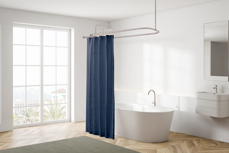 Aluminum Hoop Oval Shower Rod image number 1