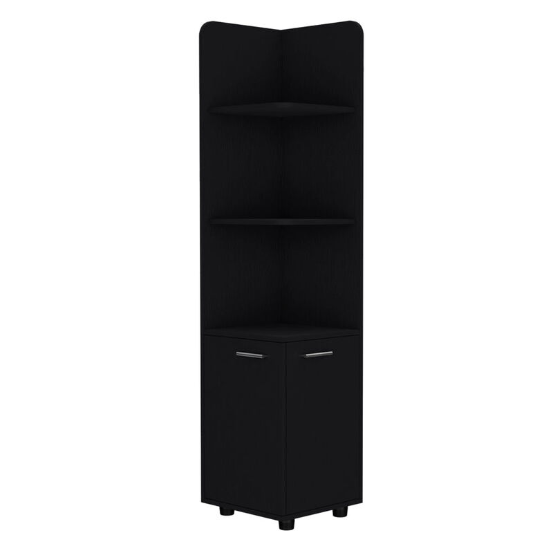 Freestanding Cabinet Kairatu , Bathroom, Black
