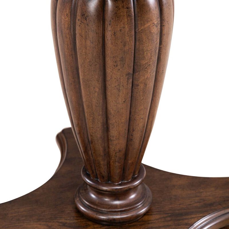 Liberty Furniture Allington Round End Table for Living Room - Satin Sienna image number 4
