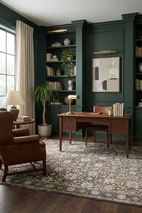 Maharaja 71N Charcoal 3'3" x 5' Rug
