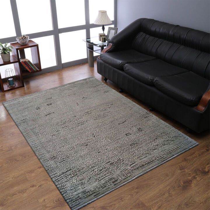 Rugsotic Carpets Hand Knotted Persian Silk And Wool Size Area Rug Oriental Size PR0244