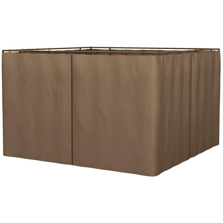Hivvago Outdoor Gazebo Sidewall Kit 9.84' x 9.84'