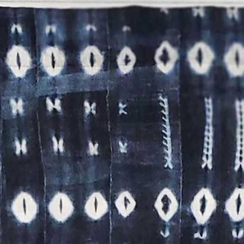 RLF Home Modern Design Classic Pulsar Regal Style Window Valance 50" x 17" Indigo