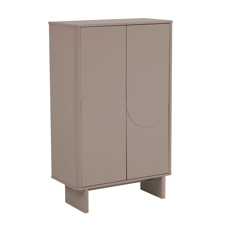Ella Brown Accent Cabinet