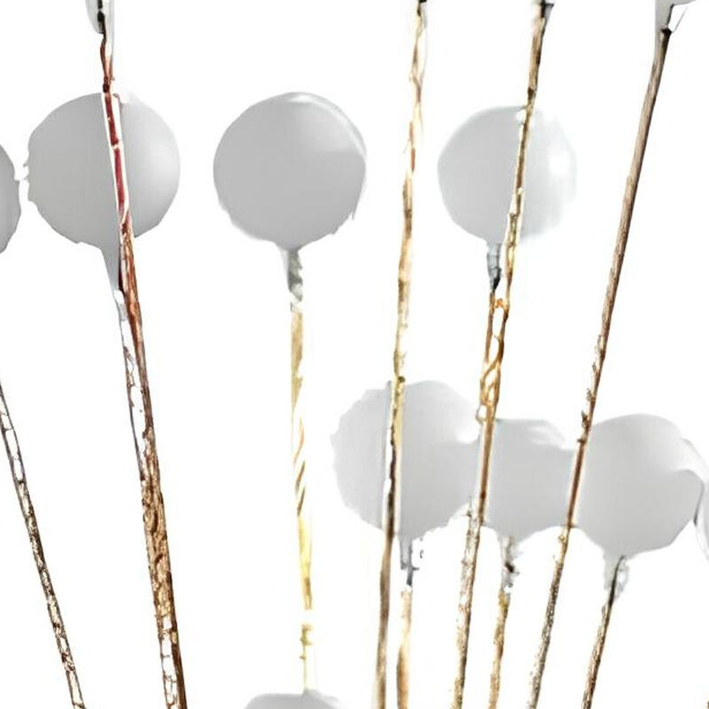 Hivvago 62" Yellow 16 LED Novelty Floor Lamp With White