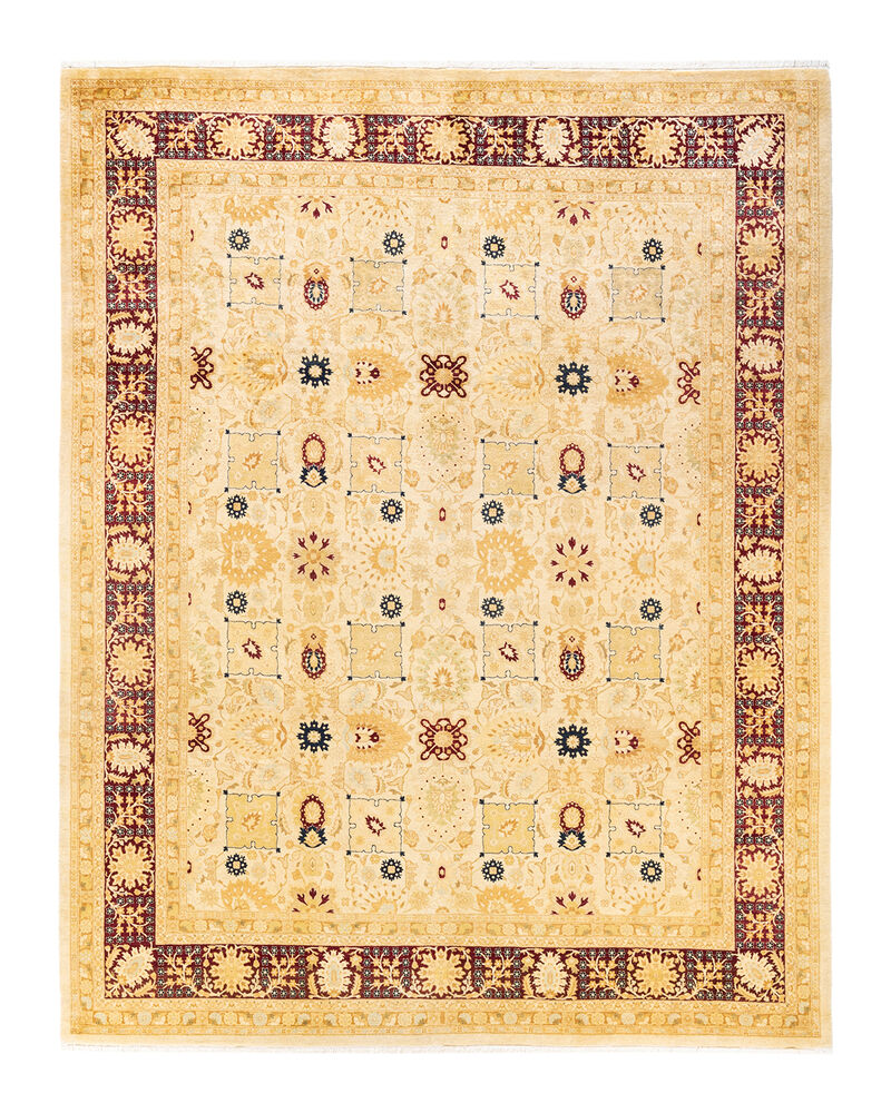 Mogul, One-of-a-Kind Hand-Knotted Area Rug  - Ivory, 8' 3" x 10' 4" image number 1