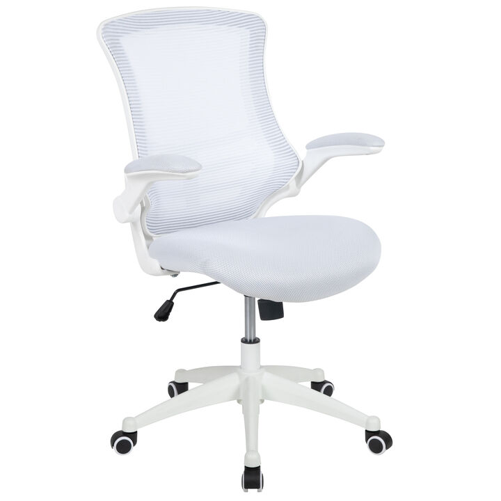 Kelista Desk Chair with Wheels | Swivel Chair with Mid-Back Mesh