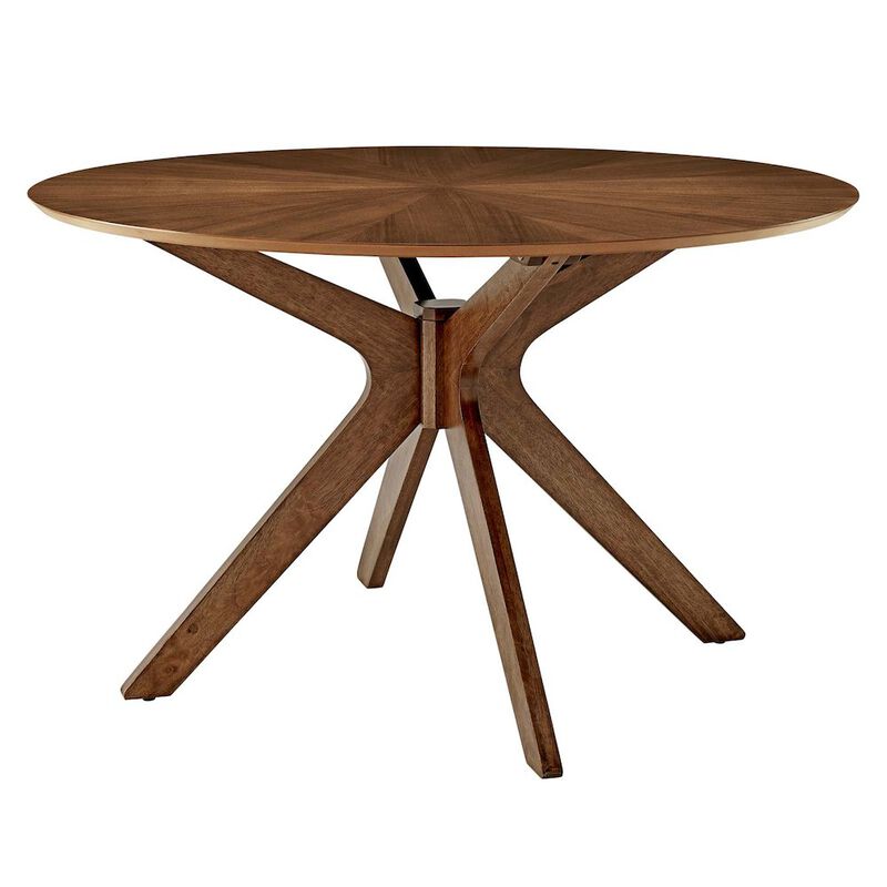 Crossroads 47" Round Wood Dining Table image number 0