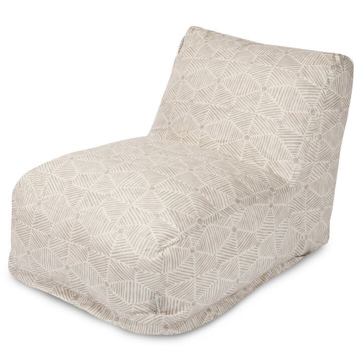 Majestic Home Goods Chair Lounger Charlie Beige Metallic