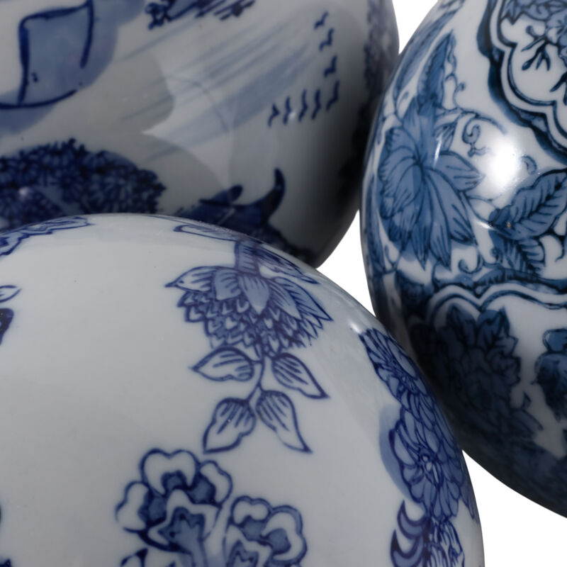 S/3 5" Chinoiserie Orbs image number 5