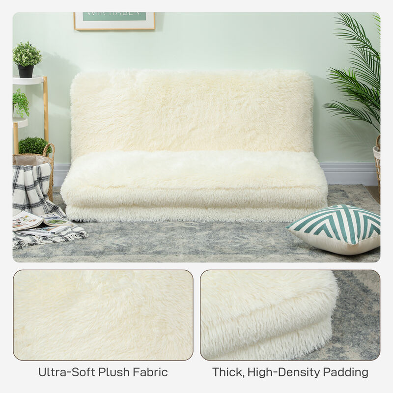 Hivvago Bean Bag Floor Sofa Bed with Foam Filling image number 5