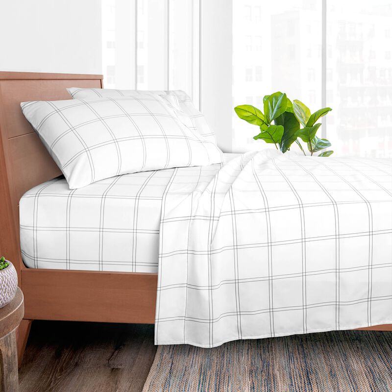 Printed Pattern Ultra Soft Brushed Sheet Set image number 1