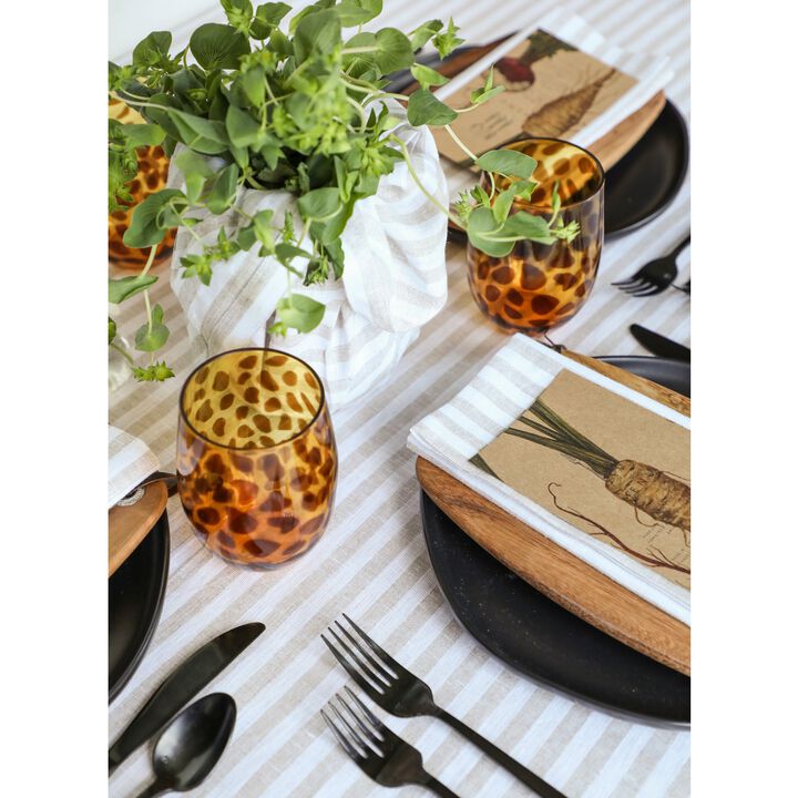 Linen Tablecloth - Amalfi Stripe