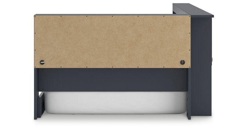 Twin Bookcase Storage Bed