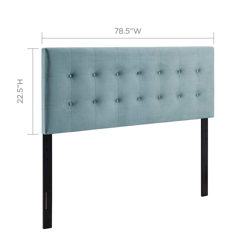 Modway - Emily King Biscuit Tufted Performance Velvet Headboard image number 1