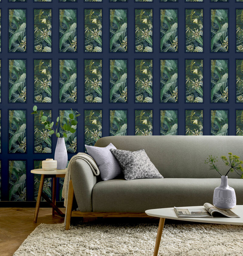 Wendell Navy Wild Vibes Wallpaper image number 3