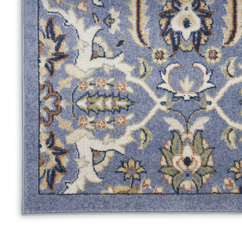 HomeRoots Floral Power Loom Area Rug image number 3