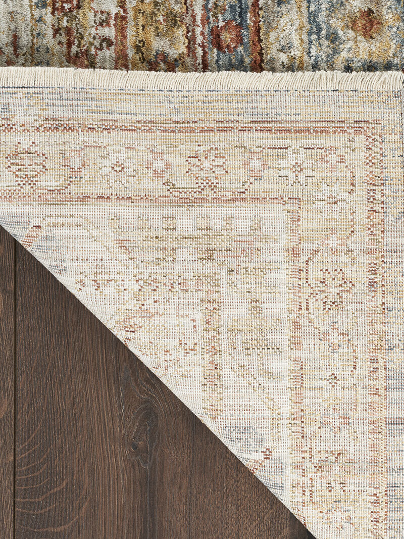 Sahar SHR01 Blue 2'3" x 10'2" Rug image number 1