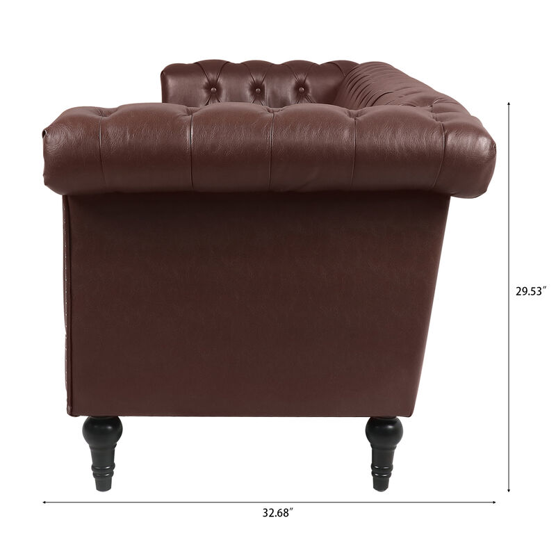 Square Arm Sofa with Removable Cushions image number 8