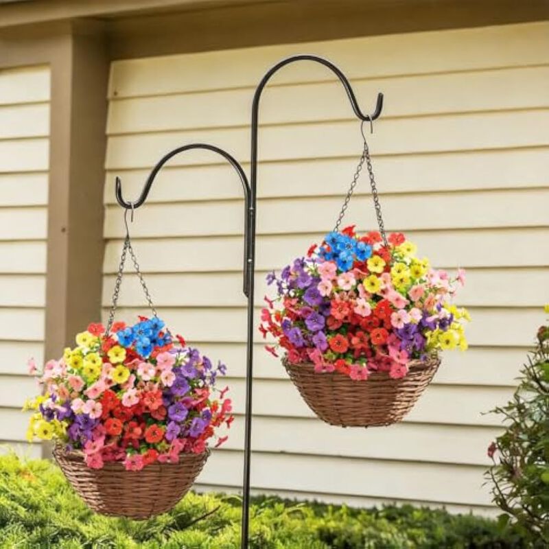 12 Bundle Artificial Flowers UV Resistant Outdoor Home Decor image number 3