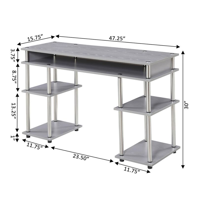 Convience Concept, Inc. Designs2Go No Tools Student Desk