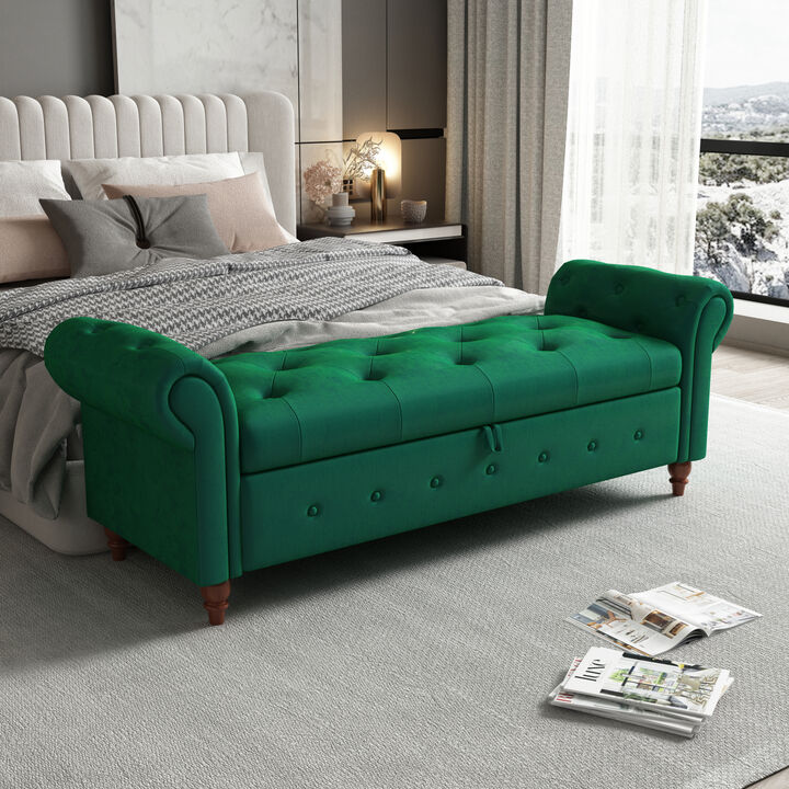 Streamdale 63'' Bed Bench Velvet