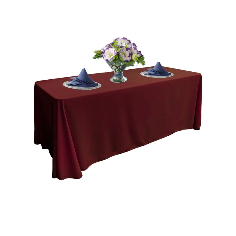 Polyester Poplin Tablecloth Rectangular Design for Dining, Weddings and Parties image number 1
