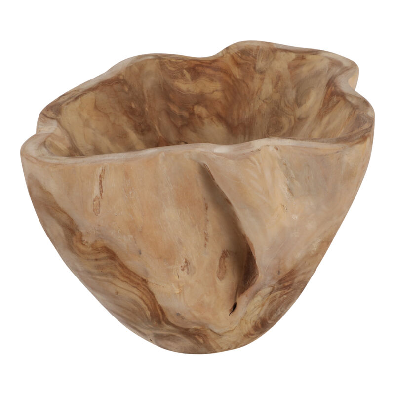 13" Teak Root Bowl, Natural image number 2