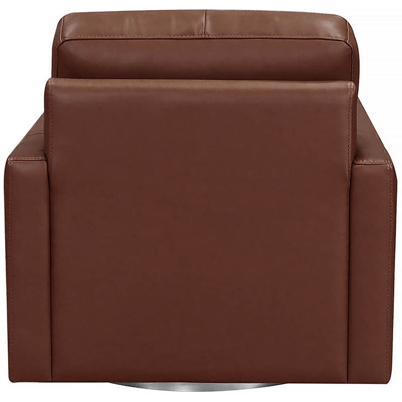 Ashby Swivel Leather Chair