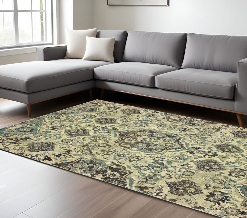 HomeRoots Oriental Area Rug