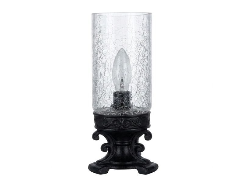 Resin Glass Table Lamp For Bedroom Living Room Bronze image number 0