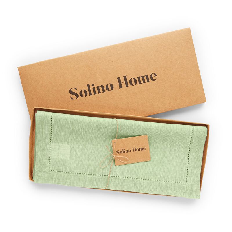 Solino Home 100% Pure Linen Table Runner - Milan