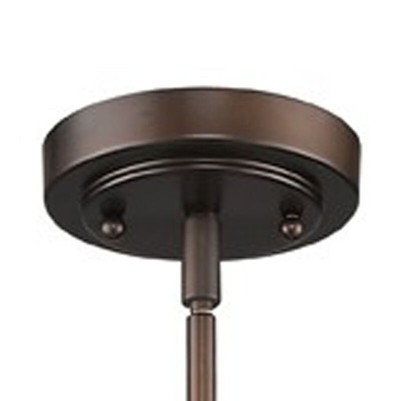 Hivvago Bronze Lantern Metal Dimmable Ceiling Light With Bronze Shades