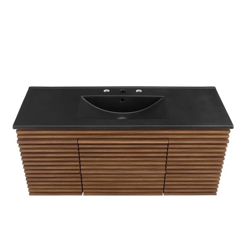 Modway Render 48 Wall-Mount Bathroom Vanity