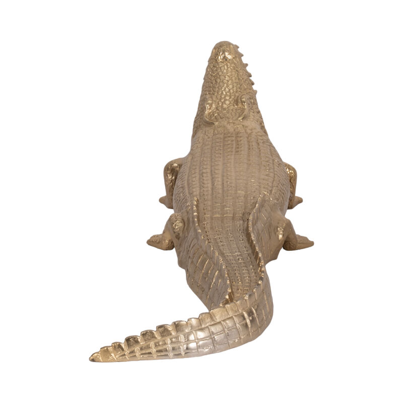 Metal Alligator Tabletop Decor image number 3