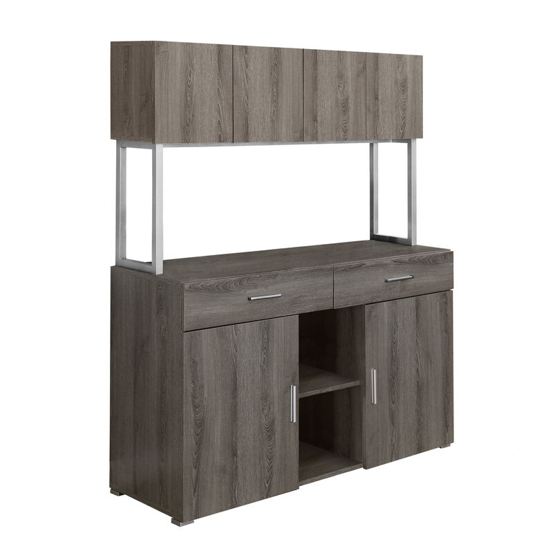 Monarch Specialties Storage, Drawers, File, Office, Work, Laminate, Metal, Brown, Contemporary, Modern