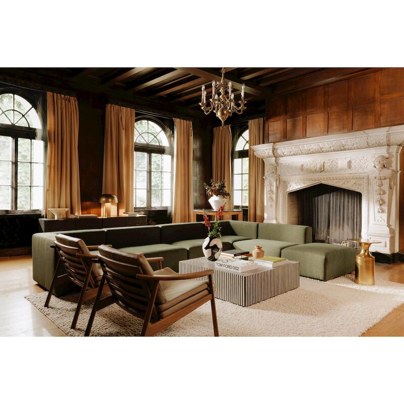 Moe's Home Collection Terning Coffee Table Black and White