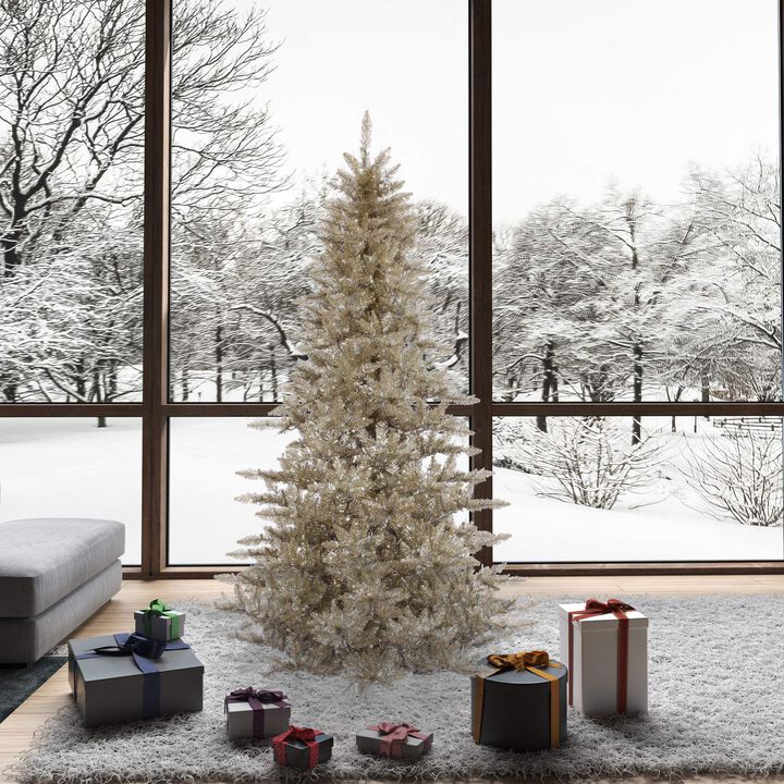 Vickerman Champagne Fir Tree -