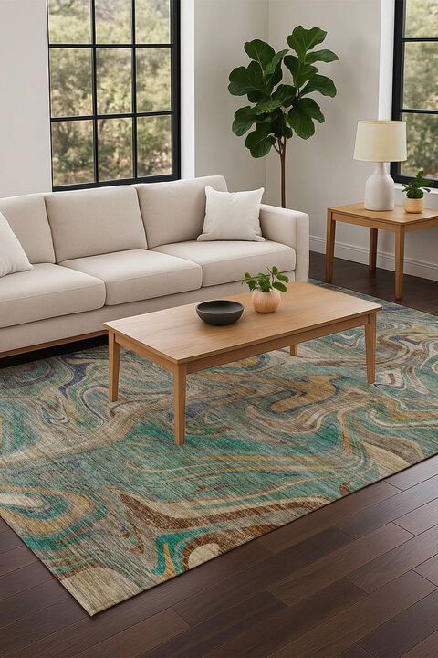 Nexus NX6 Teal 9' x 12' Rug