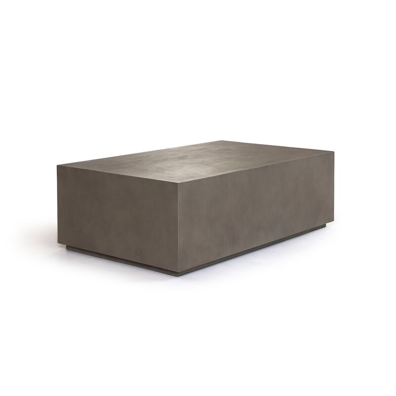 Modrest Fresno - Modern Grey Concrete Coffee Table
