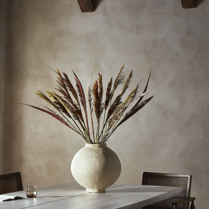 Olivos Wide Paper Mache Vessel