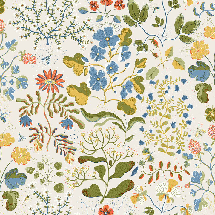 Groh Green Floral Wallpaper (Set of 2)