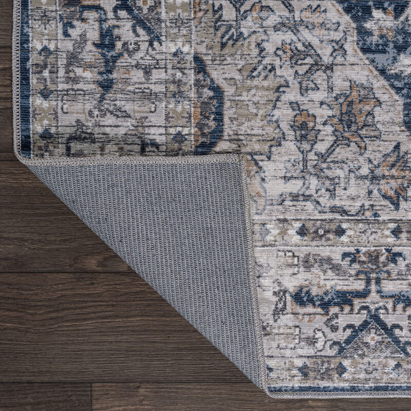 Didim Boho Medallion Machine-Washable Area Rug