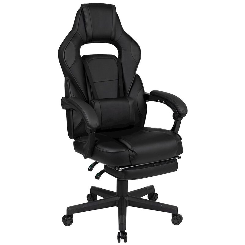 Flash Furniture X40 Gaming Chair Racing Computer Chair - Black/Purple image number 0