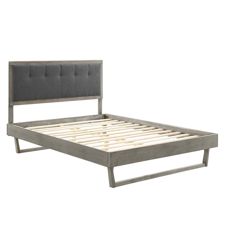 Modway - Willow Queen Wood Platform Bed with Angular Frame image number 2
