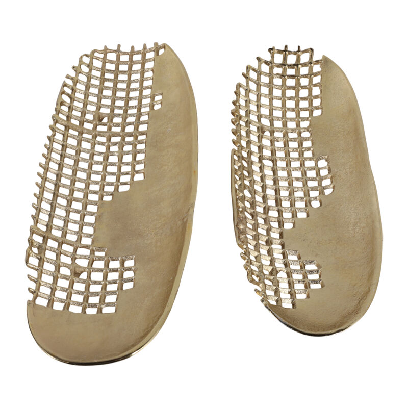 S/2 Partial Mesh Footed Trays image number 3